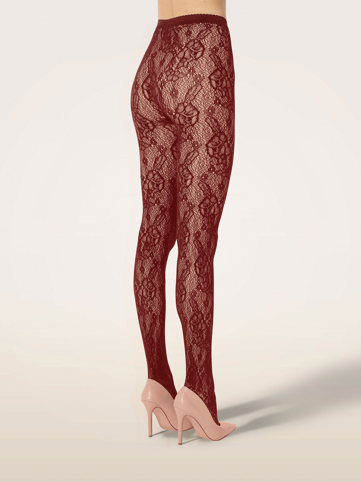 INFINITE ROSE NET TIGHTS