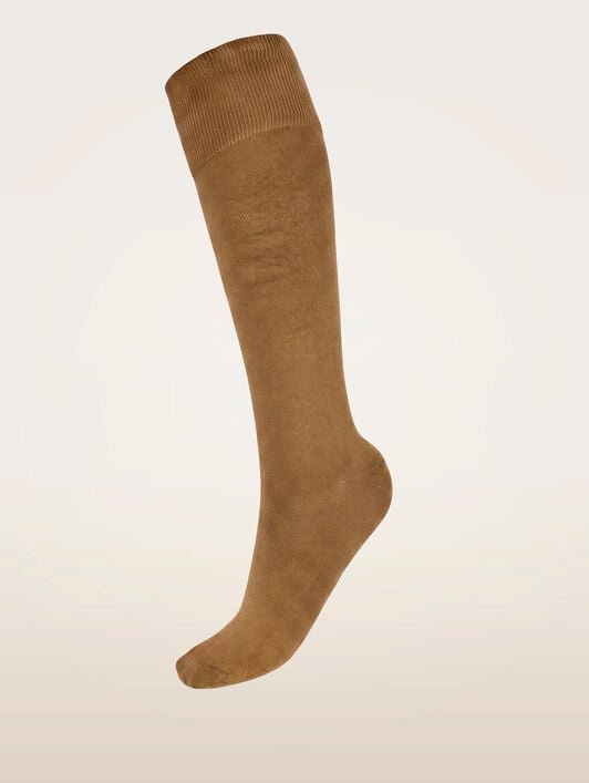 STRETCH COTTON KNEE-HIGHS