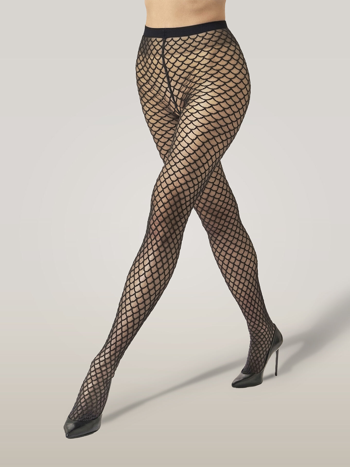 VELVET NET ILLUSION TIGHTS