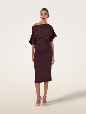 FLUID DRAPE DRESS