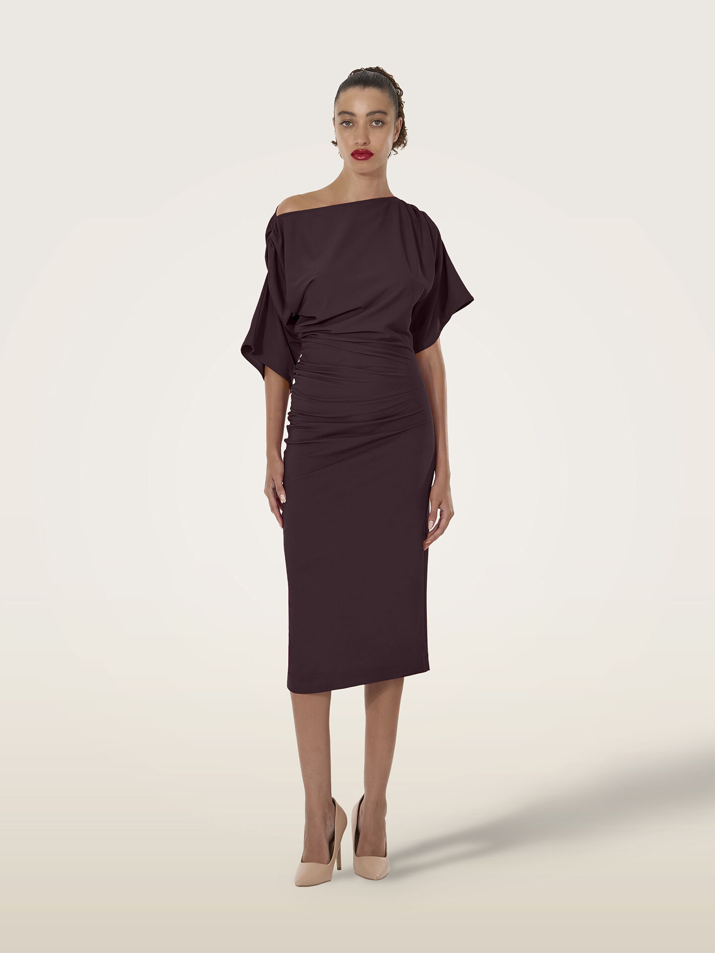 FLUID DRAPE DRESS