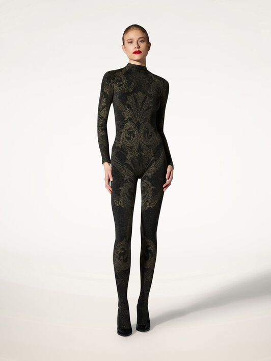 METALLIC JACQUARD TIGHTS METALLIC JACQUARD TIGHTS