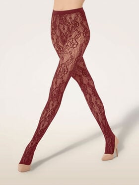 INFINITE ROSE NET TIGHTS