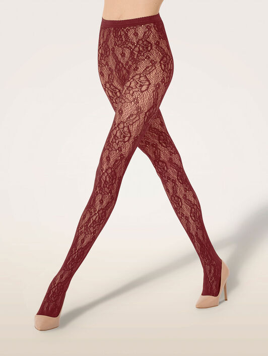 INFINITE ROSE NET TIGHTS