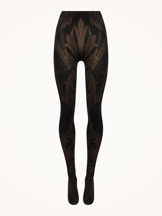 METALLIC JACQUARD TIGHTS METALLIC JACQUARD TIGHTS