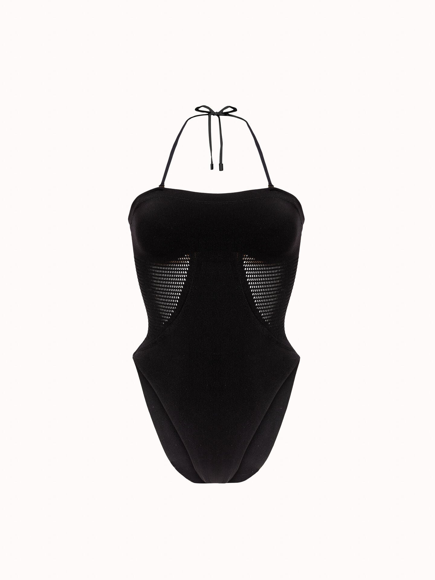 NET & RIBS SWIM BODYSUIT