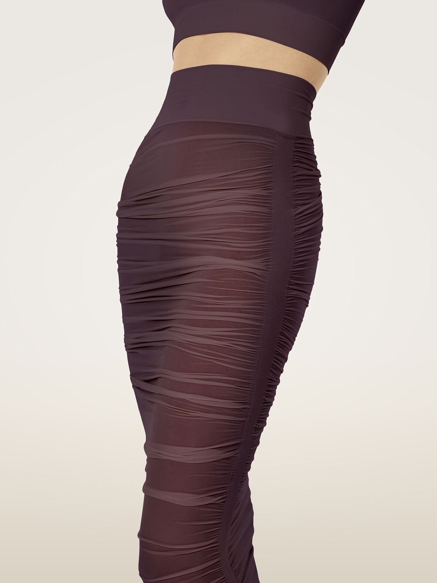 SHEER DRAPE SKIRT SHEER DRAPE SKIRT