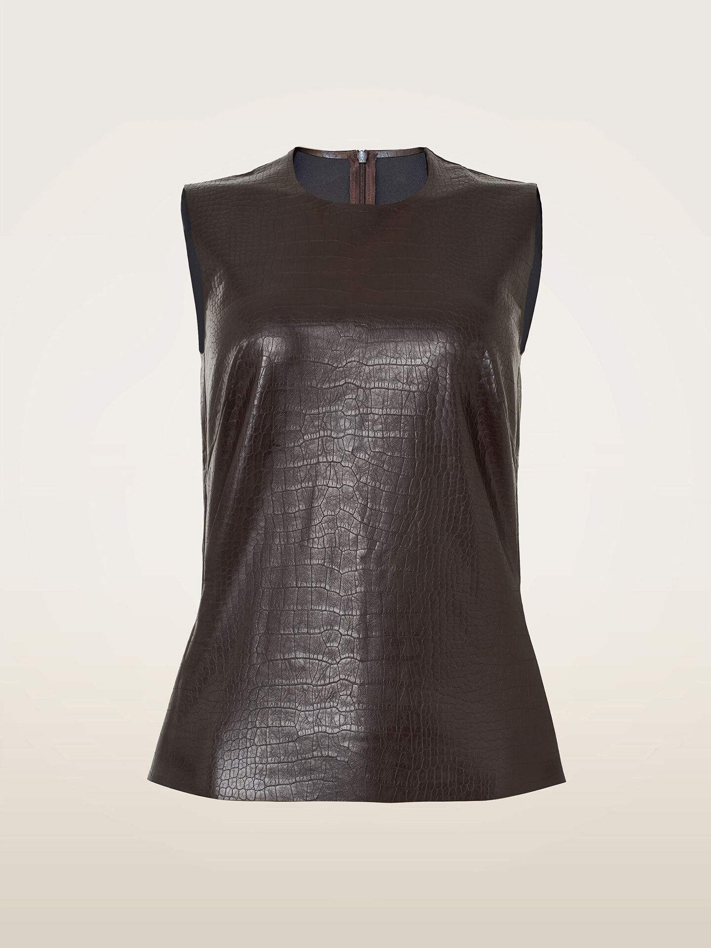 EMBOSSED ALLIGATOR TOP SLEEVELESS EMBOSSED ALLIGATOR TOP SLEEVELESS