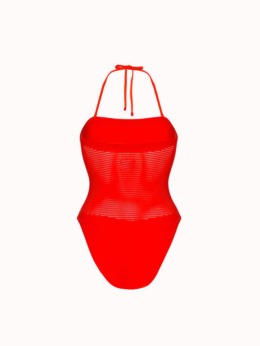 NET & RIBS SWIM BODYSUIT NET & RIBS SWIM BODYSUIT