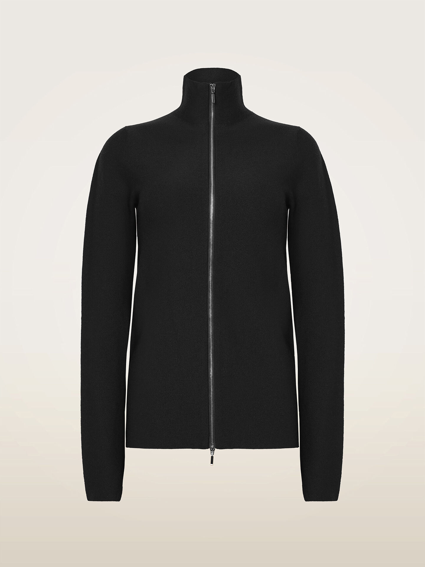 MERINO KNIT ZIPPER CARDIGAN
