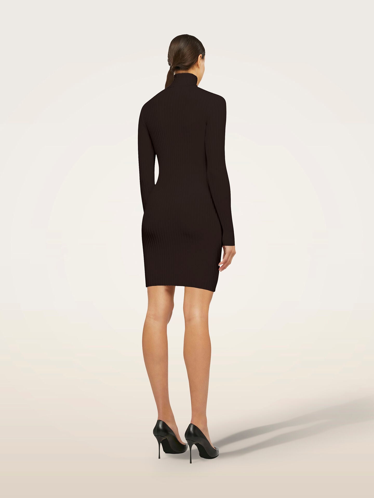 MERINO RIB DRESS