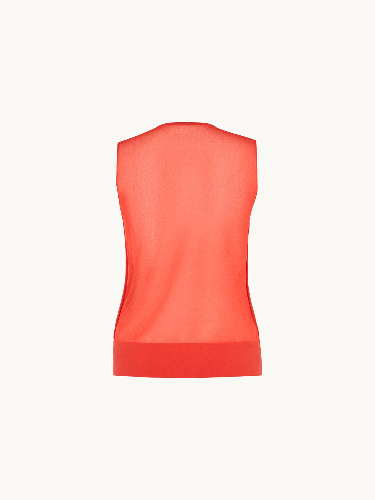 SHEER OPAQUE KNIT TOP SLEEVEL. SHEER OPAQUE KNIT TOP SLEEVEL.
