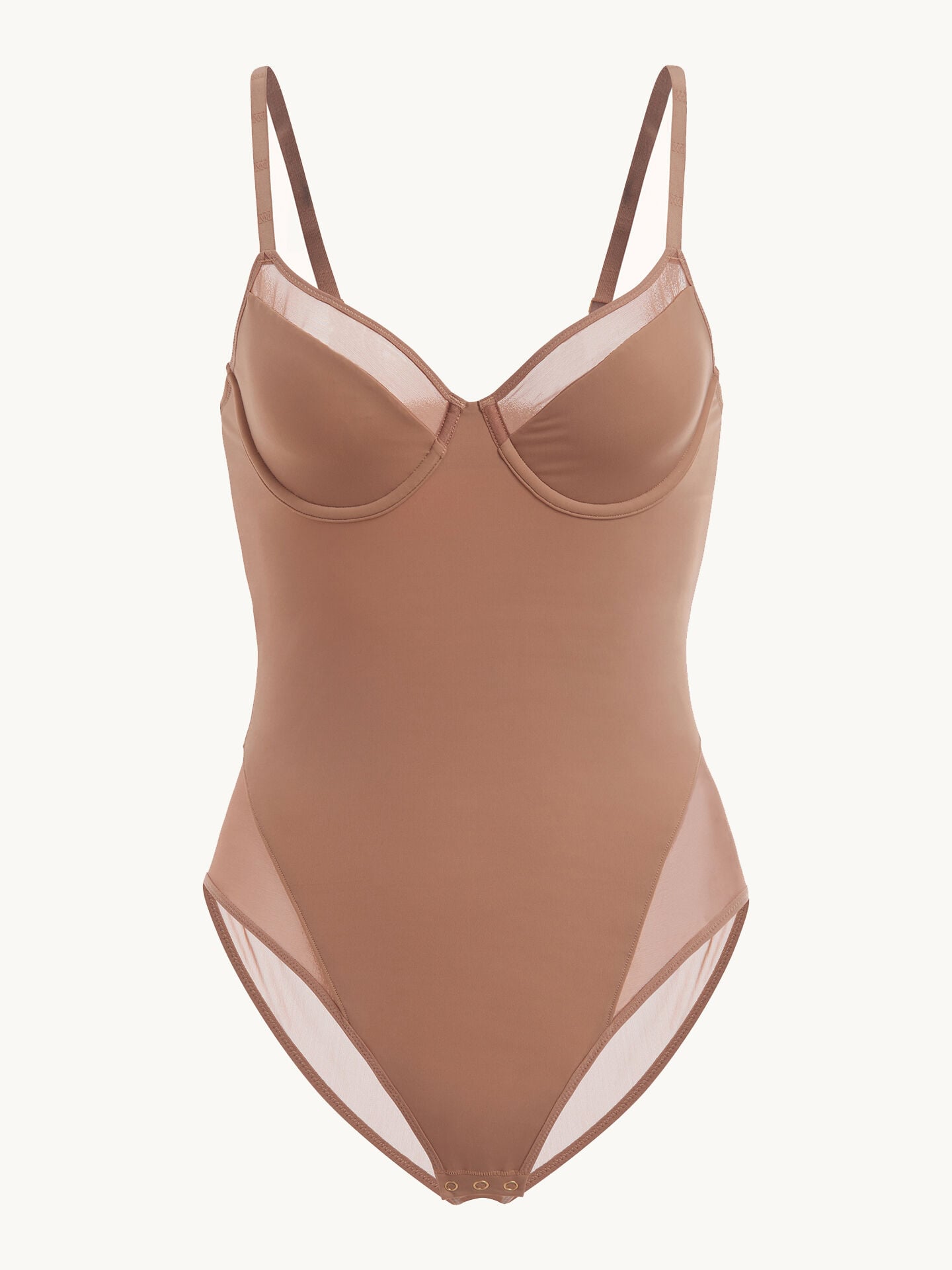 SHEER OPAQUE BODYSUIT