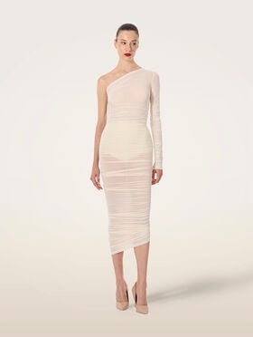 SHEER DRAPE SKIRT