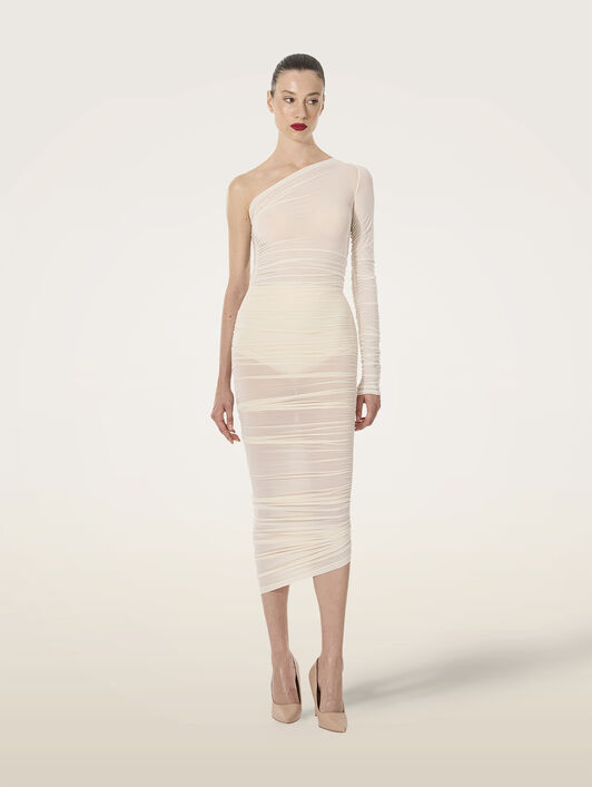 SHEER DRAPE SKIRT SHEER DRAPE SKIRT