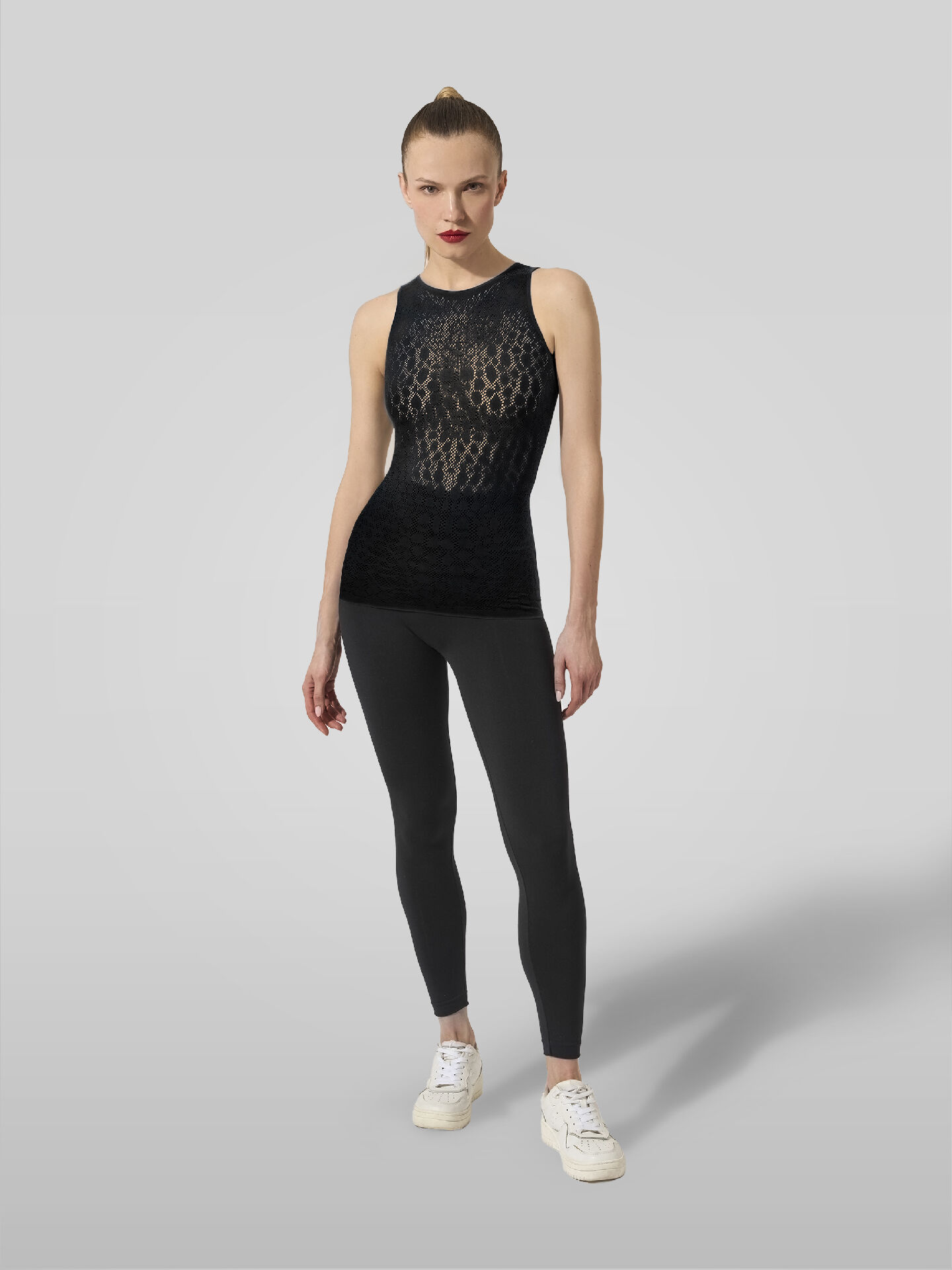 REPTILE NET TOP SLEEVELESS