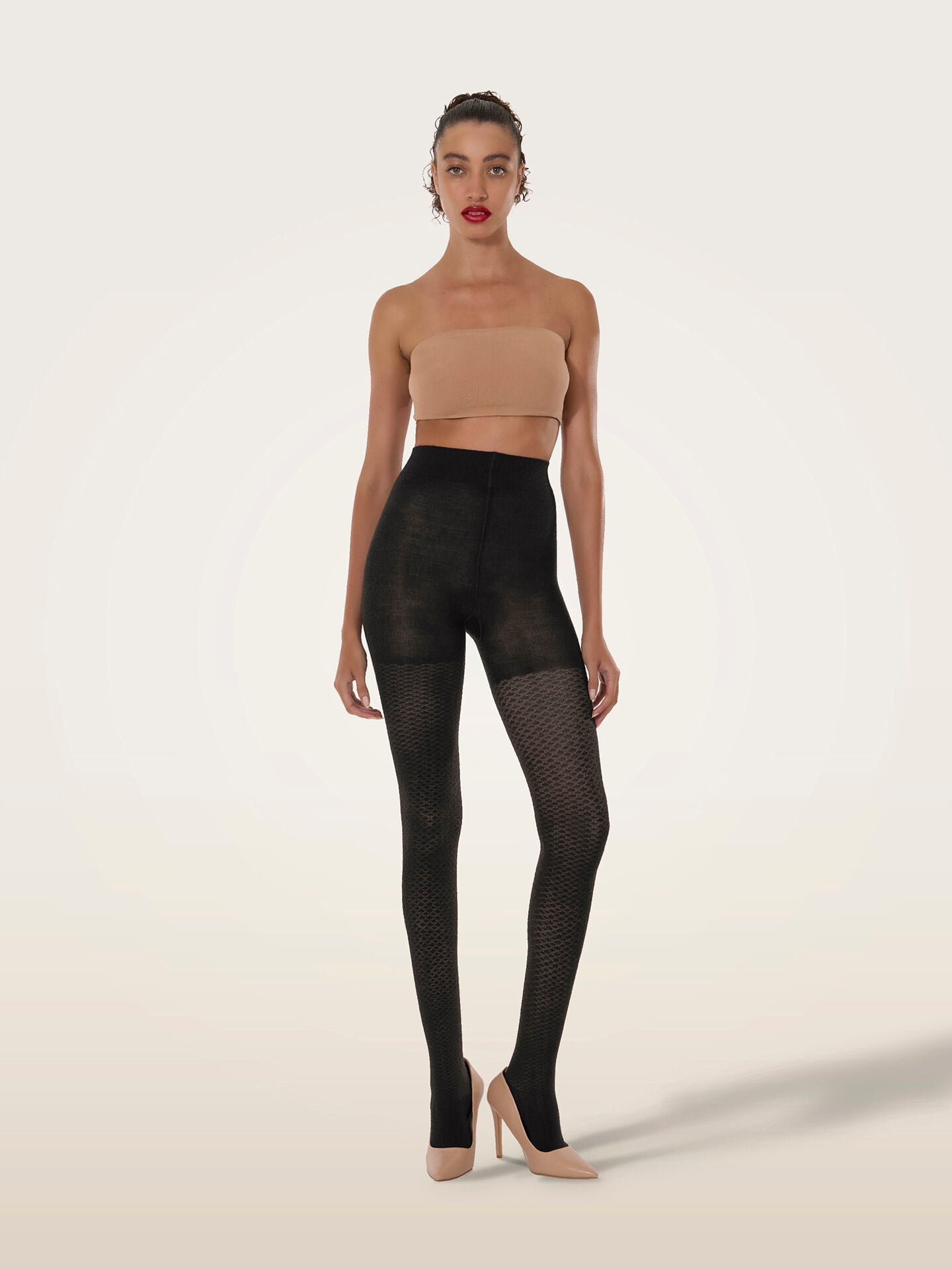 MERINO PATTERN TIGHTS