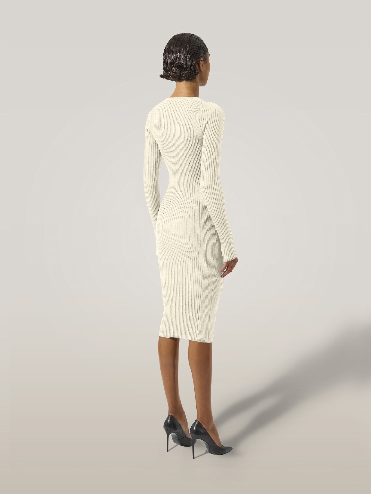 FINE MERINO RIB DRESS FINE MERINO RIB DRESS