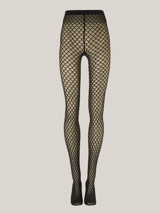 VELVET NET ILLUSION TIGHTS