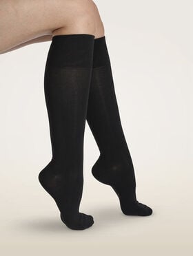 STRETCH COTTON KNEE-HIGHS