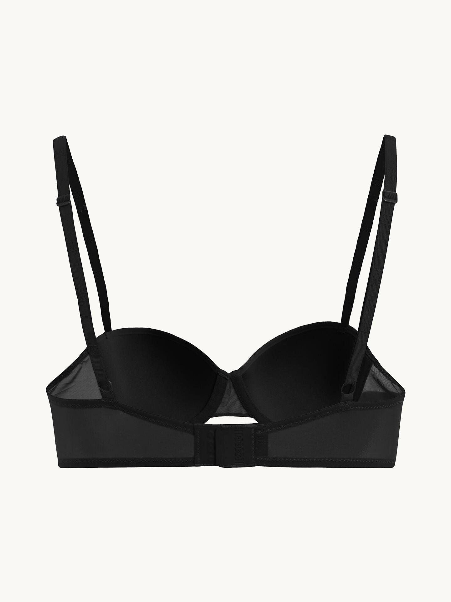 SHEER OPAQUE BANDEAU BRA