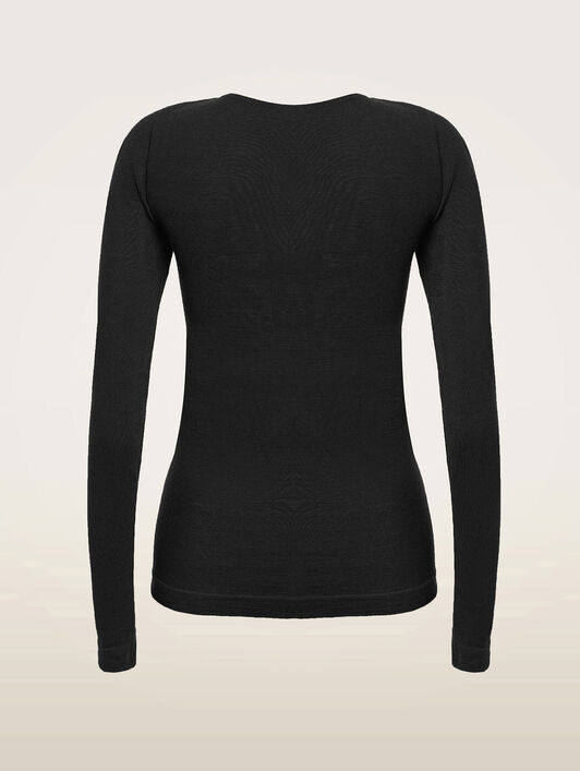 PURE WOOL TOP LONG SLEEVES