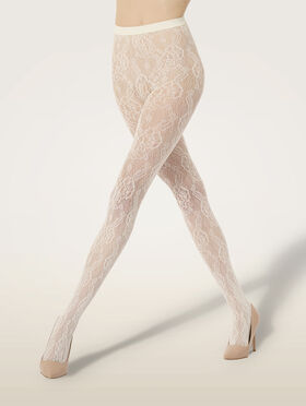 INFINITE ROSE NET TIGHTS