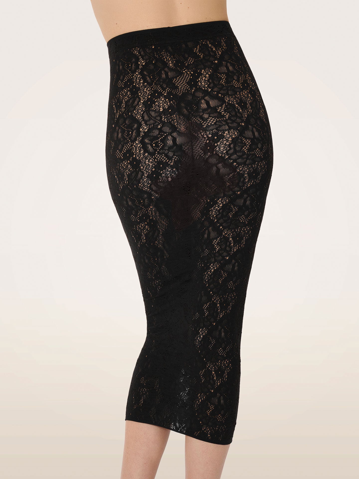 INFINITE ROSE NET SKIRT