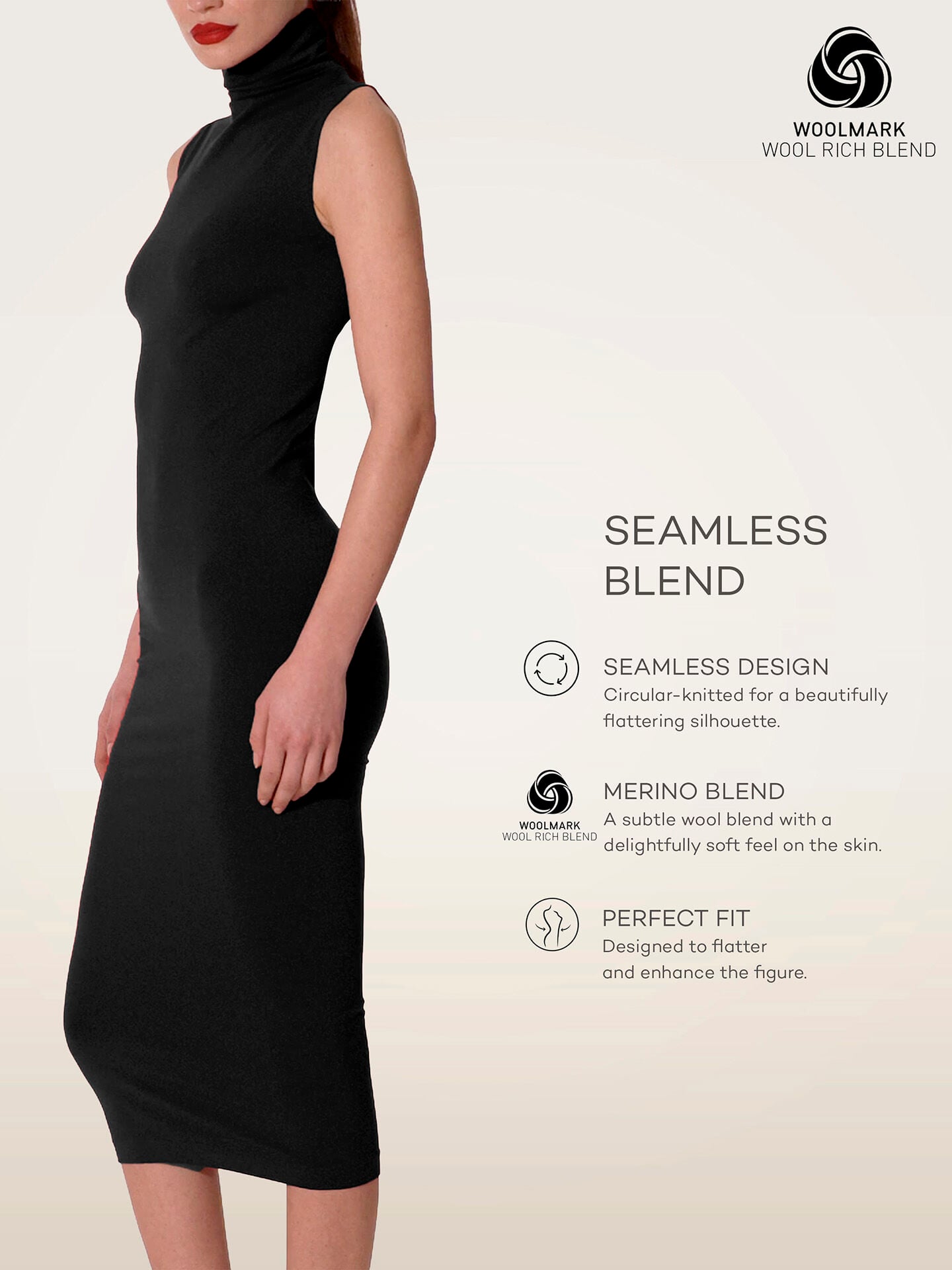 SEAMLESS WOOL DRESS SEAMLESS WOOL DRESS