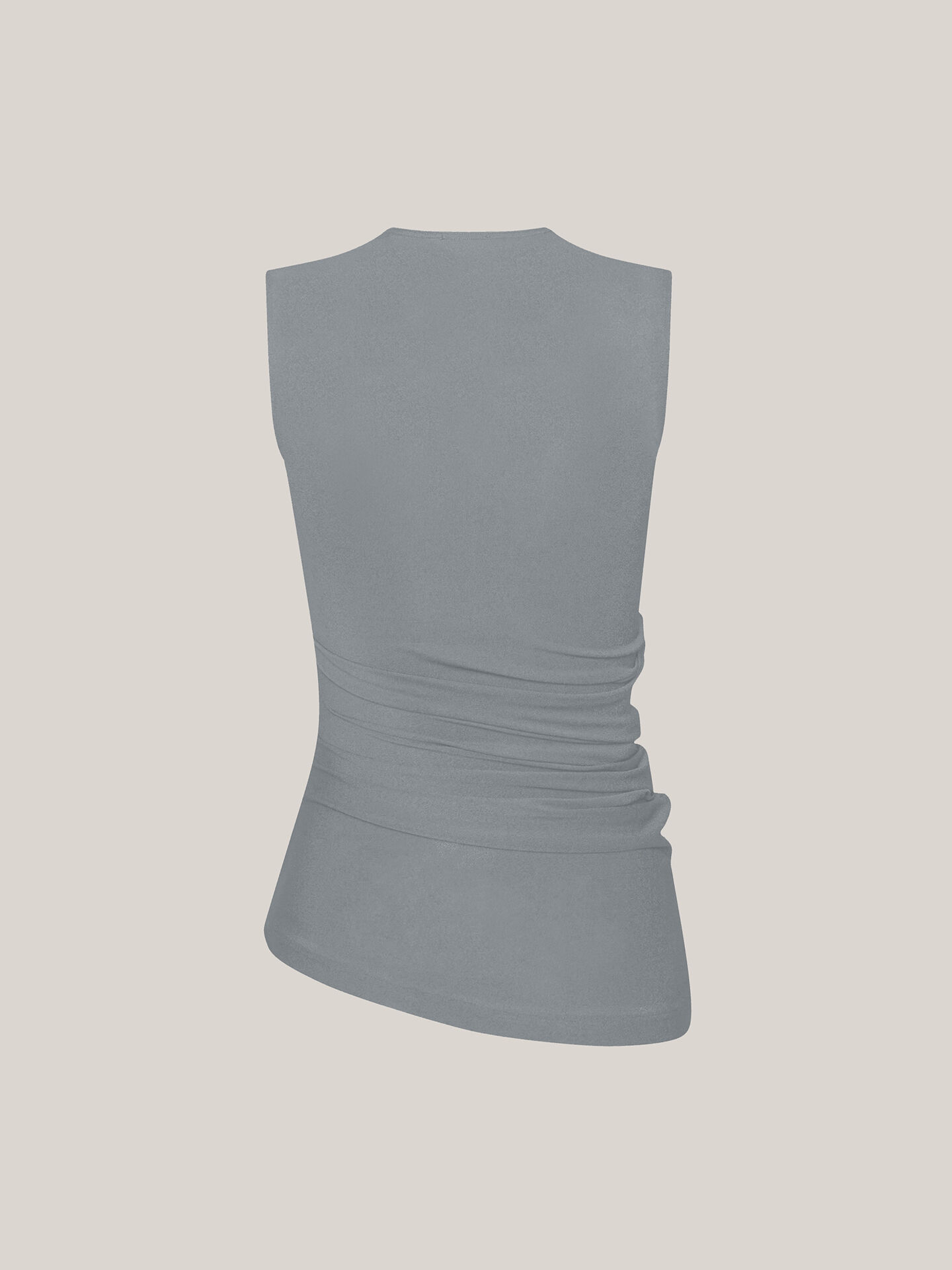 THE CREPE JERSEY TOP SLEEVELES THE CREPE JERSEY TOP SLEEVELES
