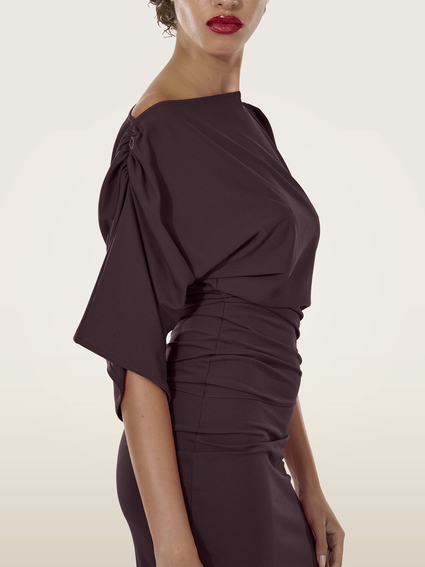 FLUID DRAPE DRESS