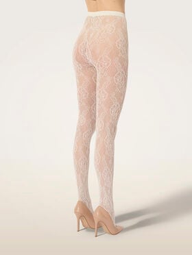 INFINITE ROSE NET TIGHTS