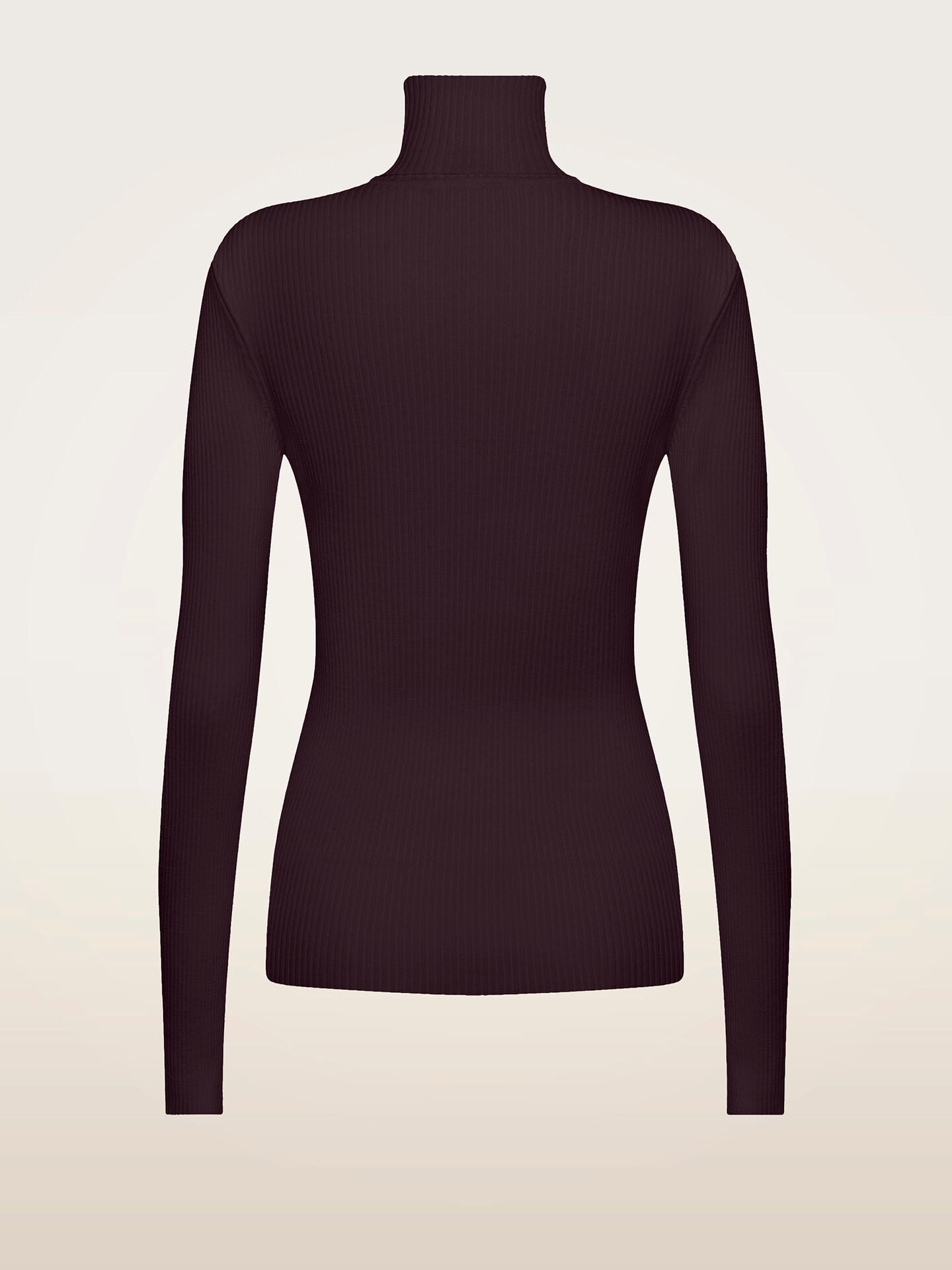 MERINO FINE RIB TOP LONG SLEEVES