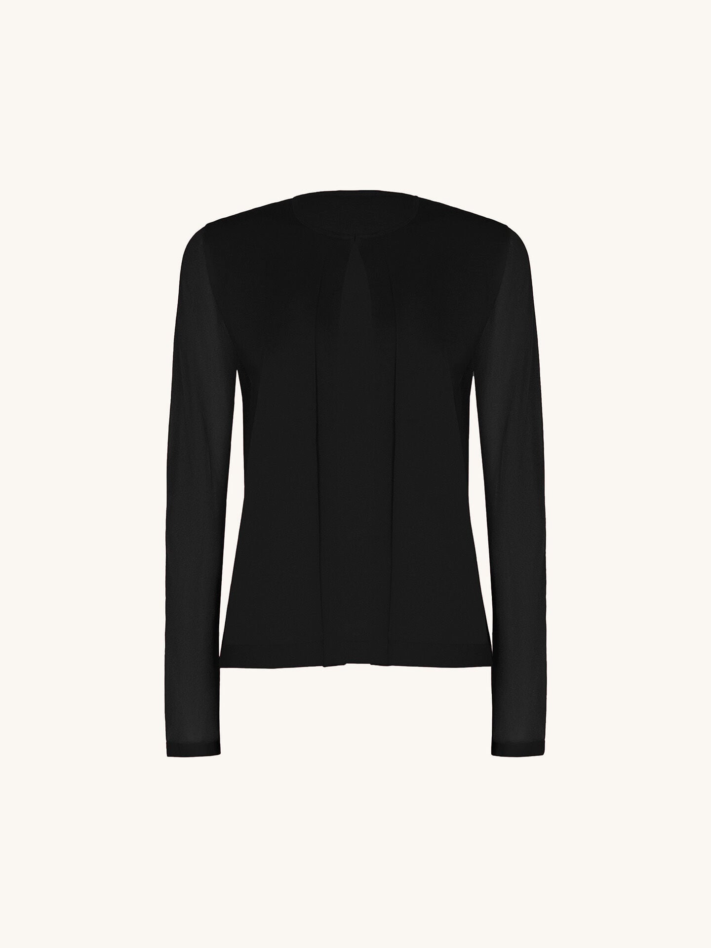SHEER OPAQUE KNIT CARDIGAN SHEER OPAQUE KNIT CARDIGAN