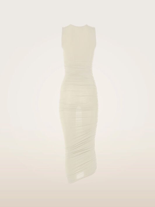 SHEER DRAPE DRESS SHEER DRAPE DRESS