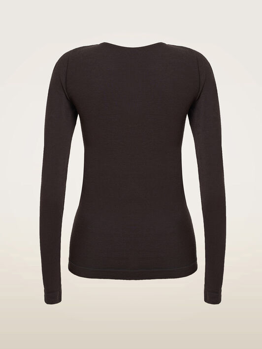 PURE WOOL TOP LONG SLEEVES