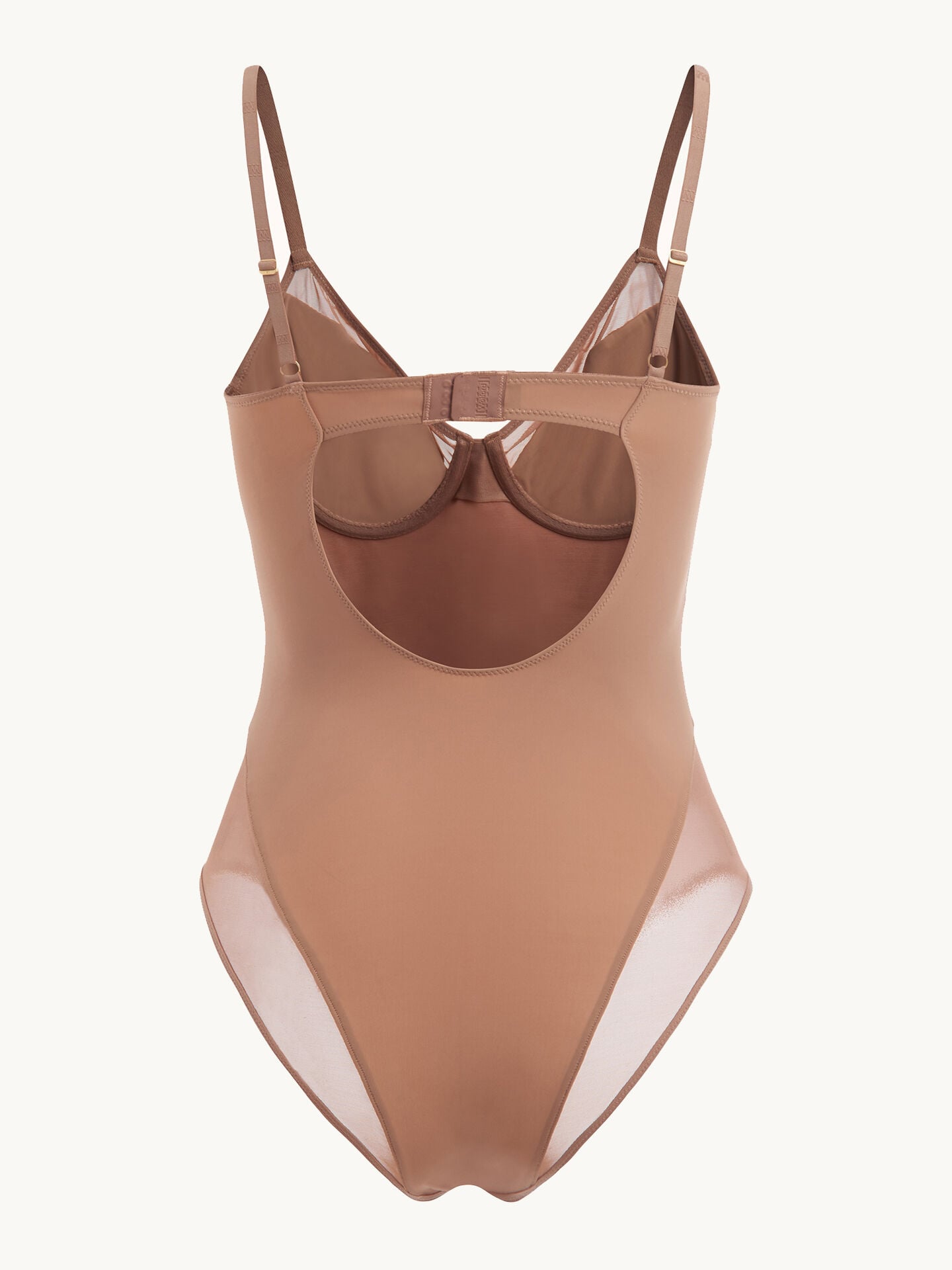 SHEER OPAQUE BODYSUIT