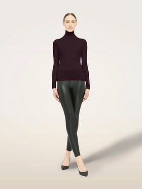 MERINO FINE RIB TOP LONG SLEEV