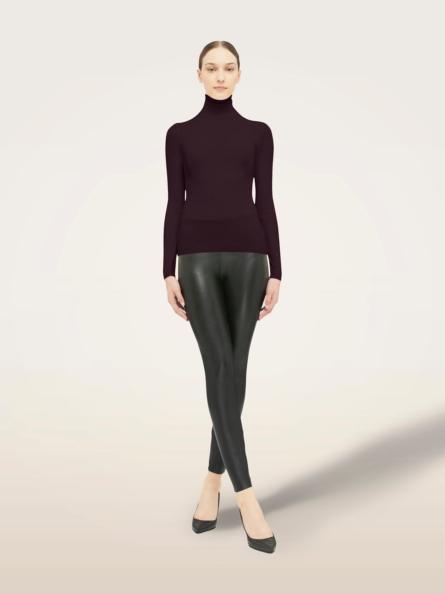 MERINO FINE RIB TOP LONG SLEEVES