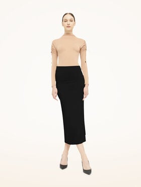 CREPE JERSEY SKIRT