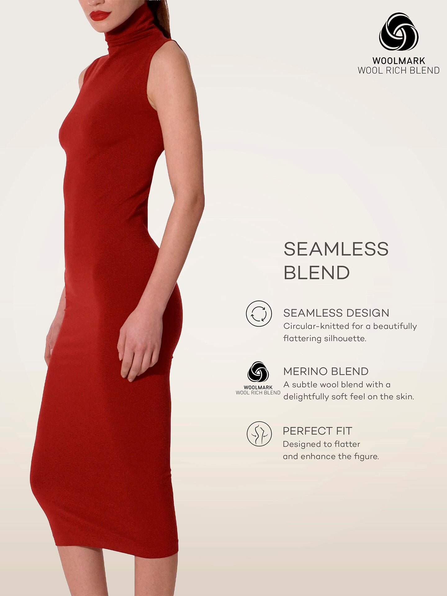 SEAMLESS WOOL DRESS SEAMLESS WOOL DRESS