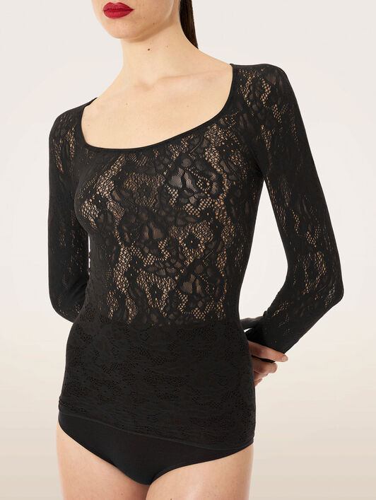 INFINITE ROSE NET T.L. SLEEVES INFINITE ROSE NET T.L. SLEEVES