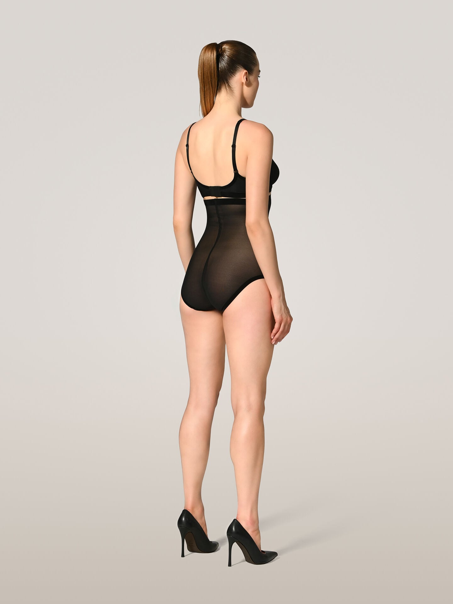 TULLE CONTROL PANTY HIGH WAIST TULLE CONTROL PANTY HIGH WAIST