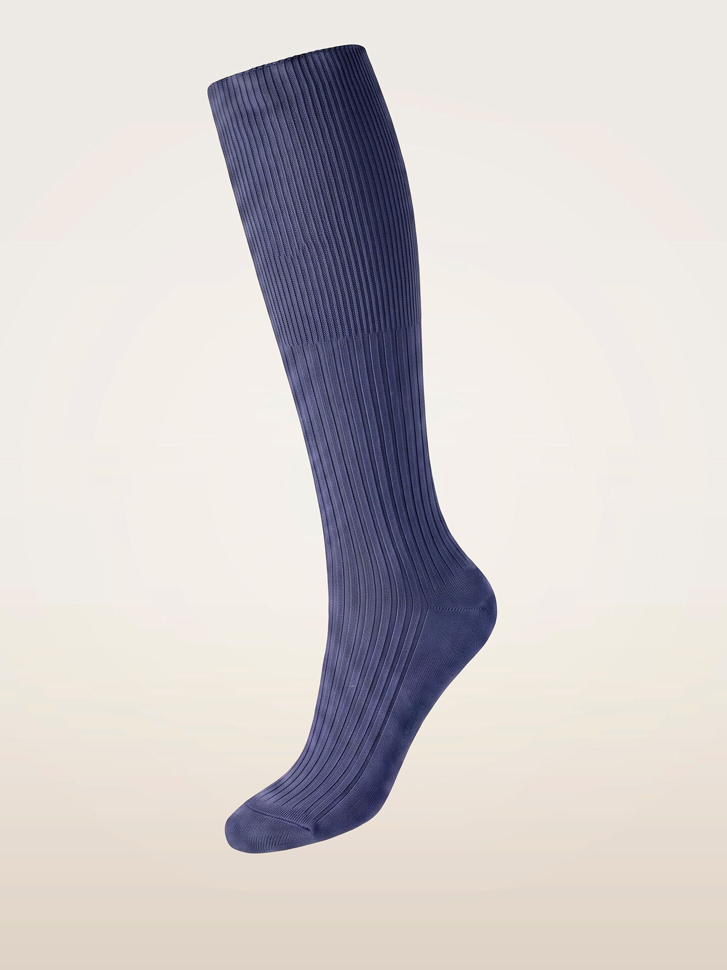 RIBBED CASHMERE BLEND KNEE-HIGHS