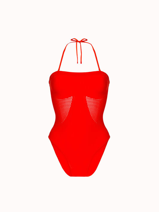 NET & RIBS SWIM BODYSUIT NET & RIBS SWIM BODYSUIT
