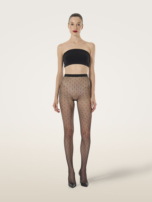 DOTTED NET TIGHTS