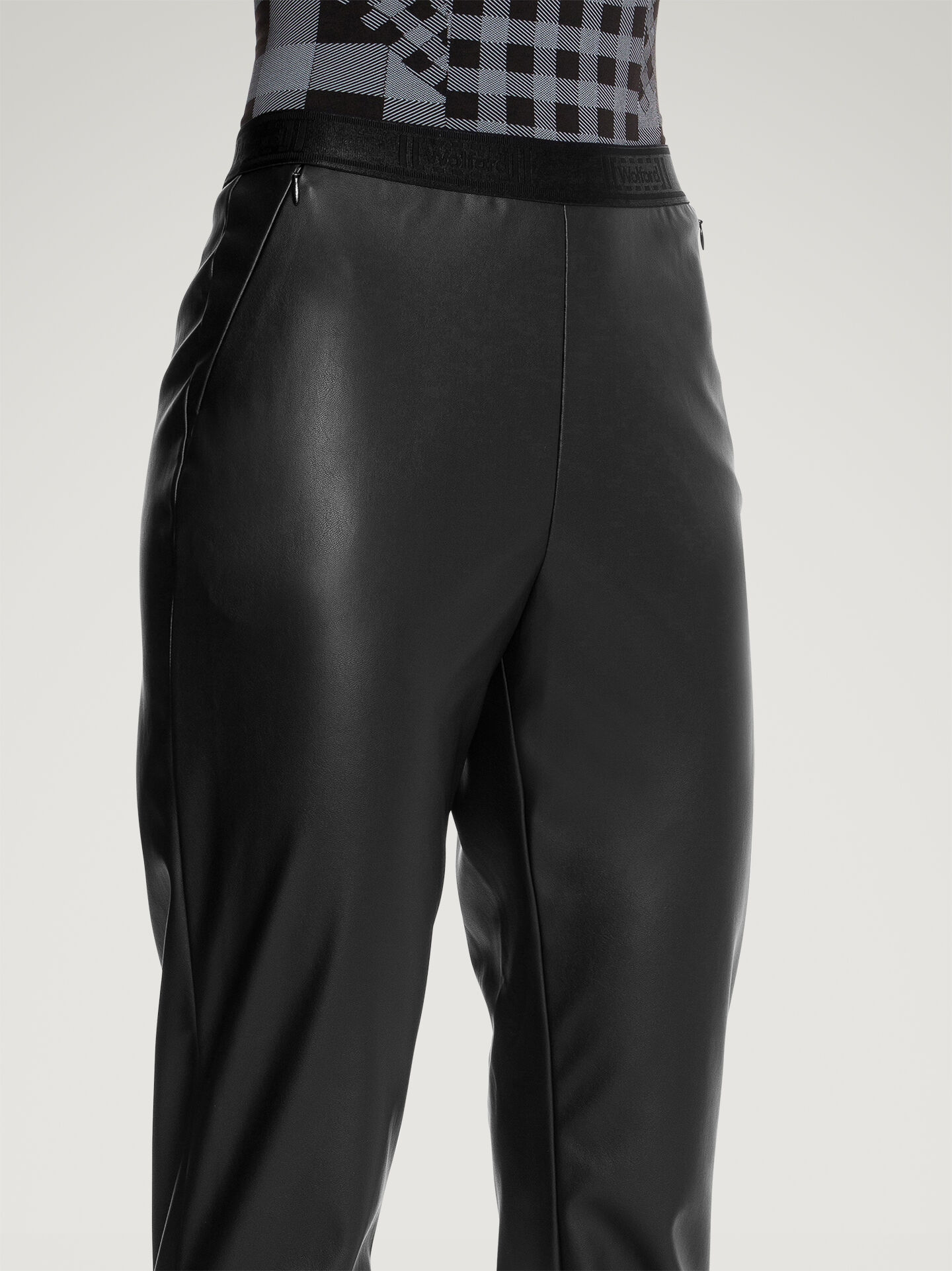 VEGAN LEATHER TROUSERS