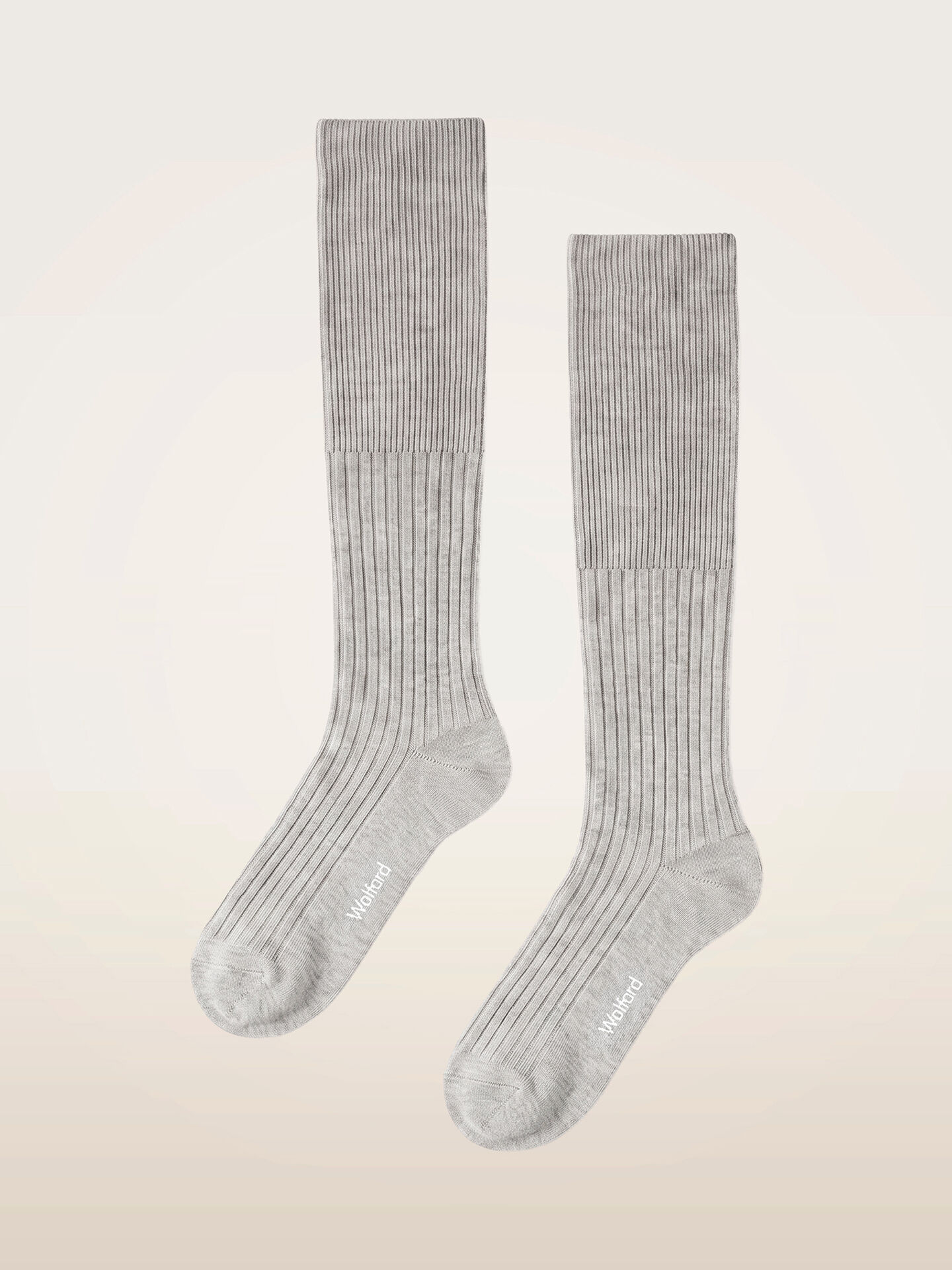 RIBBED CASHMERE BLEND KNEE-HIGHS RIBBED CASHMERE BLEND KNEE-HIGHS