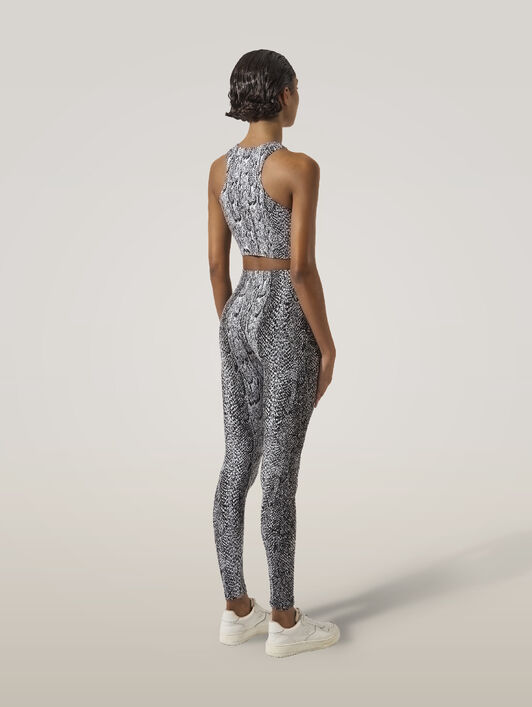 SEAMLESS PYTHON CROP TOP