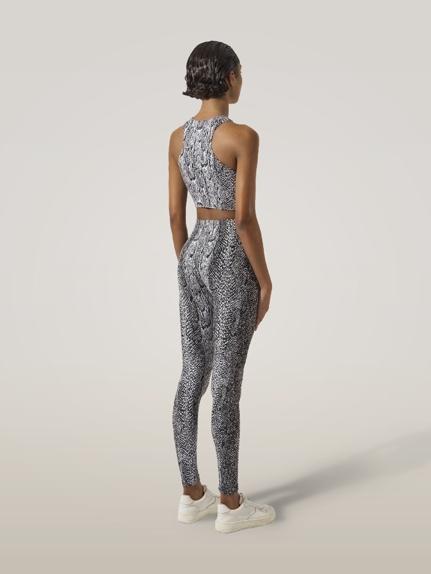 SEAMLESS PYTHON CROP TOP
